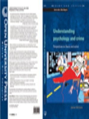 cover image of Understanding Psychology and Crime